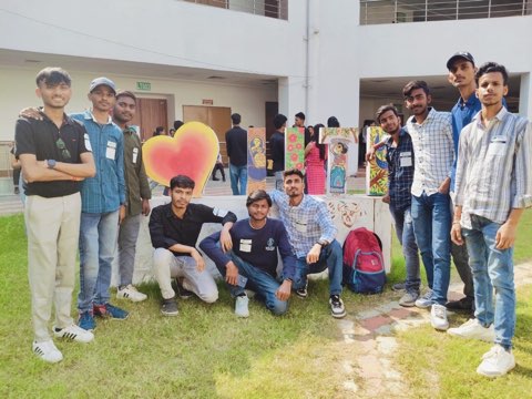 Squad goals unlocked! 🫥💪 #SquadGoals #EventVibes #MakingMemories #GoodTimes #SmilesForDays #CampusLife #FunTimes